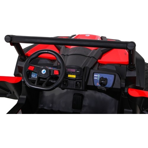 Pojazd elektryczny Buggy UTV-MX, czerwony