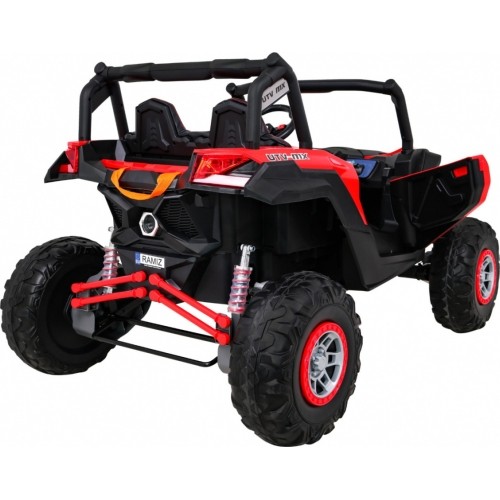 Pojazd elektryczny Buggy UTV-MX, czerwony