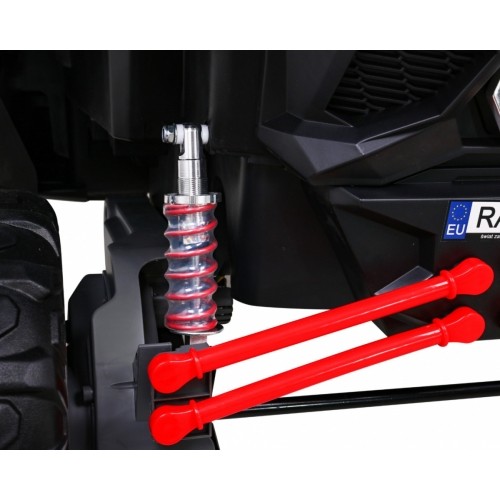 Pojazd elektryczny Buggy UTV-MX, czerwony