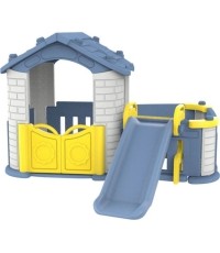 Cottage Slide 3in1 Blue Roof