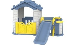 Cottage Slide 3in1 Blue Roof