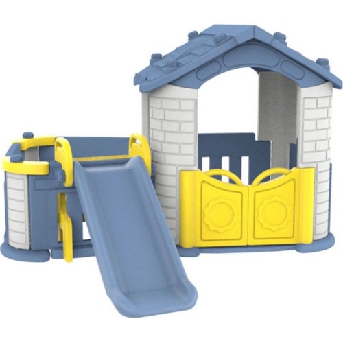Cottage Slide 3in1 Blue Roof