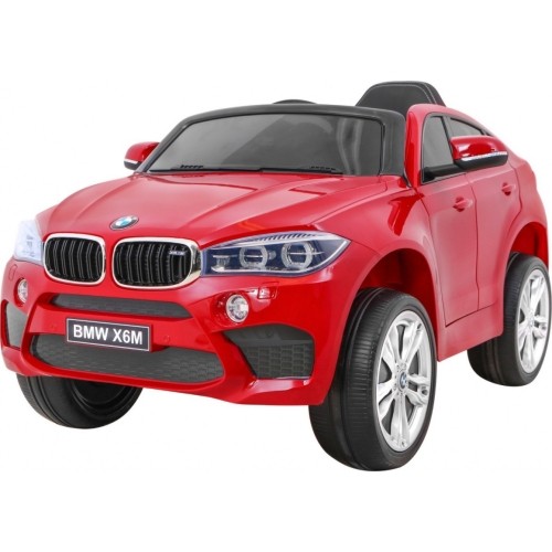 Pojazd elektryczny BMW X6M czerwony
