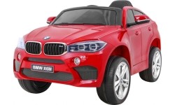 Pojazd elektryczny BMW X6M czerwony