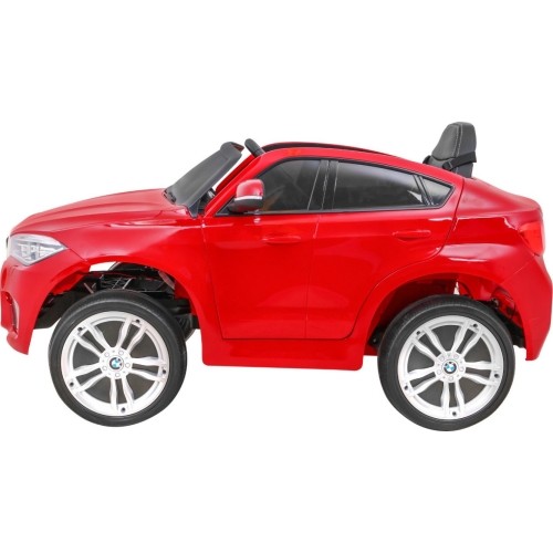 Pojazd elektryczny BMW X6M czerwony