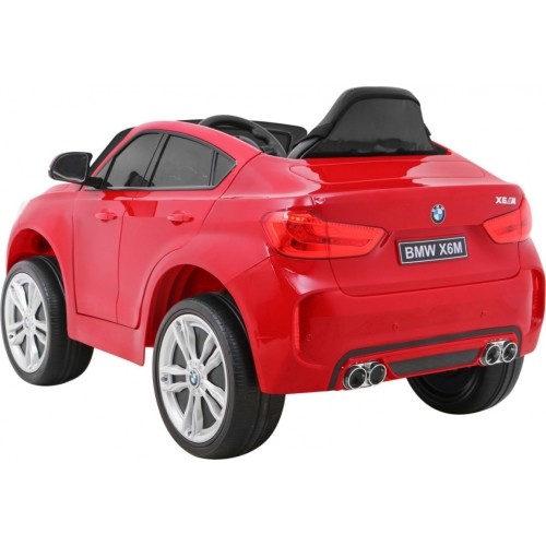 Pojazd elektryczny BMW X6M czerwony