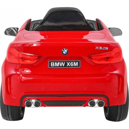 Pojazd elektryczny BMW X6M czerwony