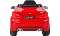 Pojazd elektryczny BMW X6M czerwony