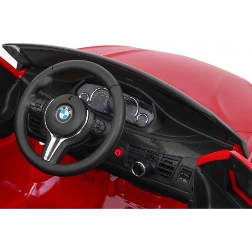 Pojazd elektryczny BMW X6M czerwony