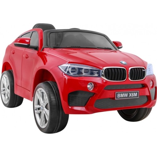 Pojazd elektryczny BMW X6M czerwony