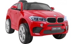 Pojazd elektryczny BMW X6M czerwony