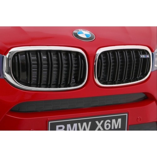 Pojazd elektryczny BMW X6M czerwony