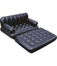 Materac Welurowy z Pompką 185 76 28cm BESTWAY