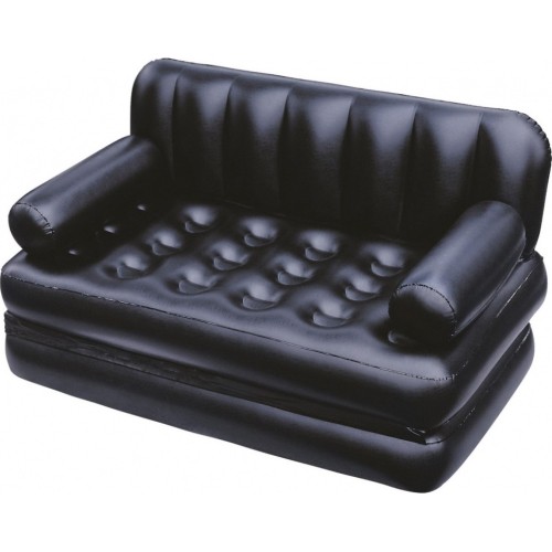 Materac Welurowy z Pompką 185 76 28cm BESTWAY