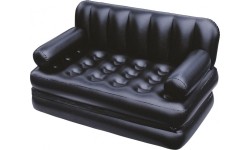 Materac Welurowy z Pompką 185 76 28cm BESTWAY