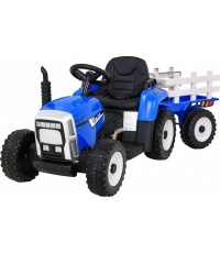 Traktor z przyczepą BLOW niebieski