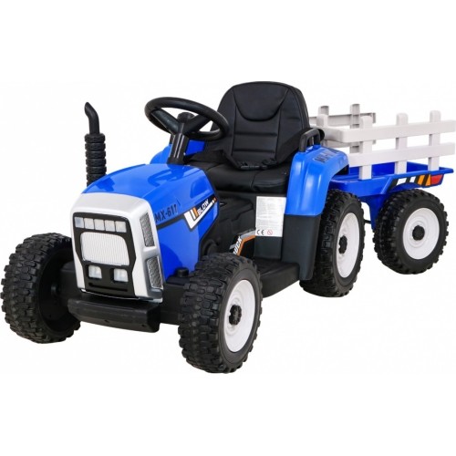 Traktor z przyczepą BLOW niebieski