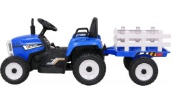 Traktor z przyczepą BLOW niebieski