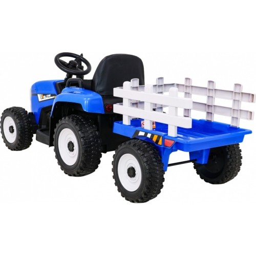 Traktor z przyczepą BLOW niebieski