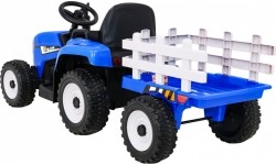 Traktor z przyczepą BLOW niebieski