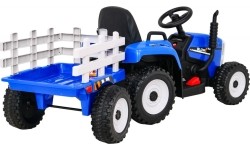 Traktor z przyczepą BLOW niebieski