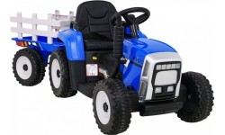 Traktor z przyczepą BLOW niebieski