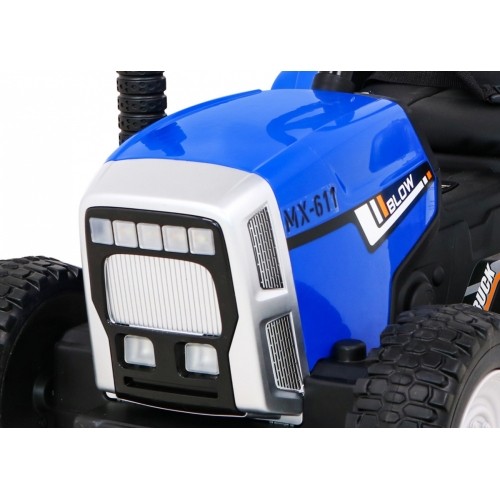 Traktor z przyczepą BLOW niebieski