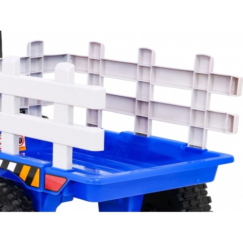 Traktor z przyczepą BLOW niebieski