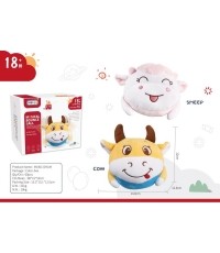 Wesoła skacząca krowa z funkcją światła i dźwięku