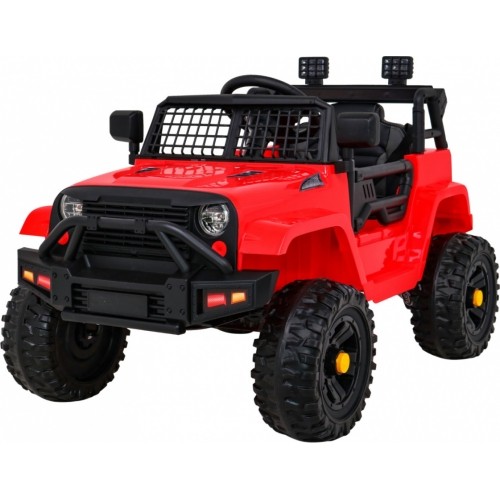 Pojazd elektryczny Jeep Dark Night, czerwony