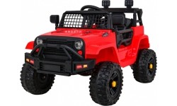 Pojazd elektryczny Jeep Dark Night, czerwony