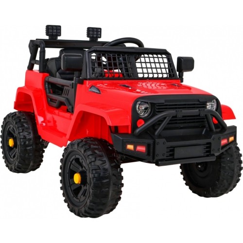 Pojazd elektryczny Jeep Dark Night, czerwony
