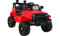Pojazd elektryczny Jeep Dark Night, czerwony