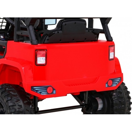 Pojazd elektryczny Jeep Dark Night, czerwony