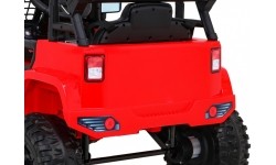 Pojazd elektryczny Jeep Dark Night, czerwony