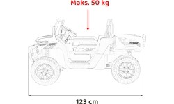 Pojazd elektryczny pick-up Speed 900, zielony