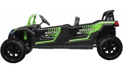 Czteroosobowy pojazd buggy ATV Racing UTV2000 z akumulatorem litowo-jonowym, zielony