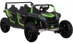 Czteroosobowy pojazd buggy ATV Racing UTV2000 z akumulatorem litowo-jonowym, zielony