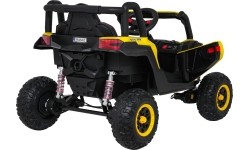 Pojazd elektryczny Madman UTV-MX Buggy, żółty