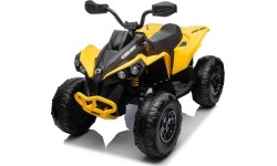 Quad elektryczny Maverick ATV, żółty
