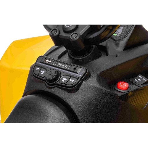 Quad elektryczny Maverick ATV, żółty