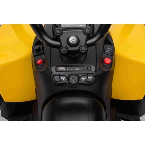 Quad elektryczny Maverick ATV, żółty