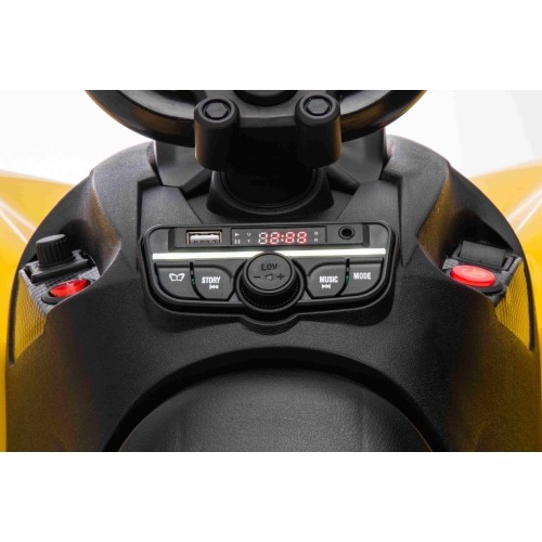 Quad elektryczny Maverick ATV, żółty
