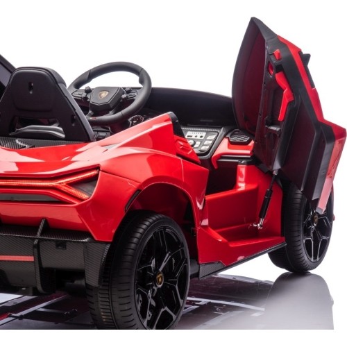 Pojazd elektryczny Lamborghini Revuelto XL, czerwony