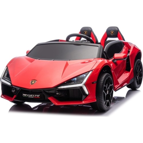 Pojazd elektryczny Lamborghini Revuelto XL, czerwony