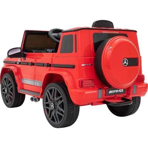 Pojazd elektryczny dla dzieci Mercedes G63, czerwony