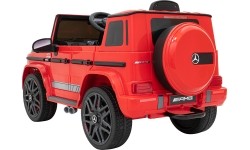 Pojazd elektryczny dla dzieci Mercedes G63, czerwony