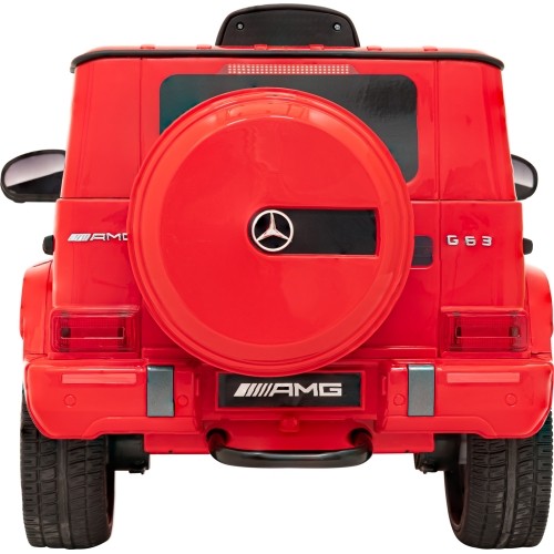 Pojazd elektryczny dla dzieci Mercedes G63, czerwony
