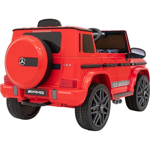 Pojazd elektryczny dla dzieci Mercedes G63, czerwony