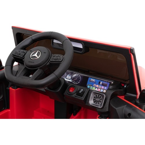 Pojazd elektryczny dla dzieci Mercedes G63, czerwony
